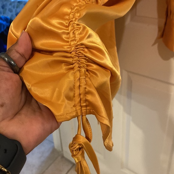 Boho Plus Dress - Gold Size 22 New Never Worn. - Picture 4 of 5